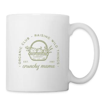 Crunchy mom funny organic healthy country life - Mug - white - Right