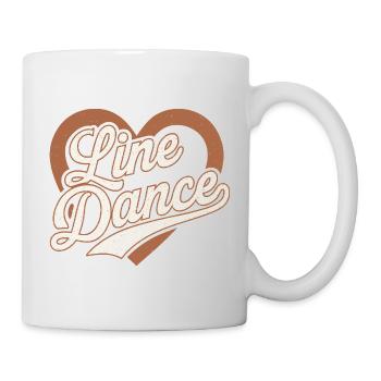 Line Dance - Tasse - Weiß - Rechts