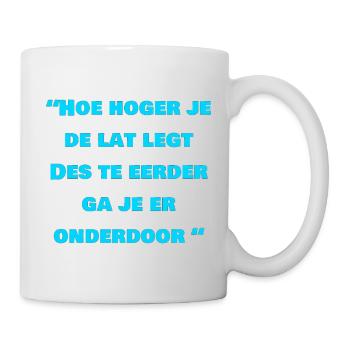Humorvoller niederländischer Aussprachedruck - Tasse - Weiß - Rechts
