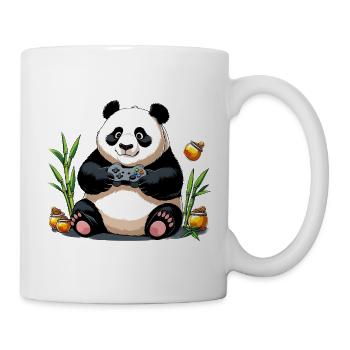 Chill Panda with Gaming Controller - Mug - white - Right