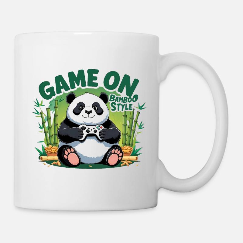 Panda Spielefreund Bamboo Style - Tasse - Weiß