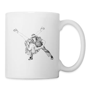 Rock-n-Roll - Mug blanc - blanc - Droite