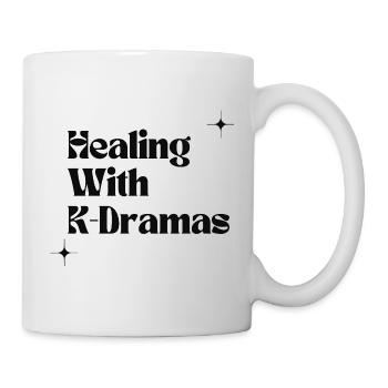 Guérir avec les K-dramas | Drame coréen Confort et fan - Mug blanc - blanc - Droite