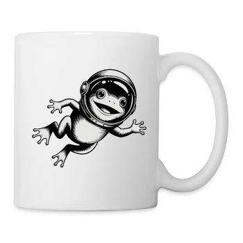 Frog in Space - Cool Astonomy Logo - Mug - white - Right