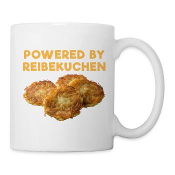 Powered by Reibekuchen - Mug - white - Right