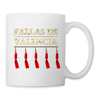 Fallas de Valencia Traca - Mug blanc - blanc - Droite