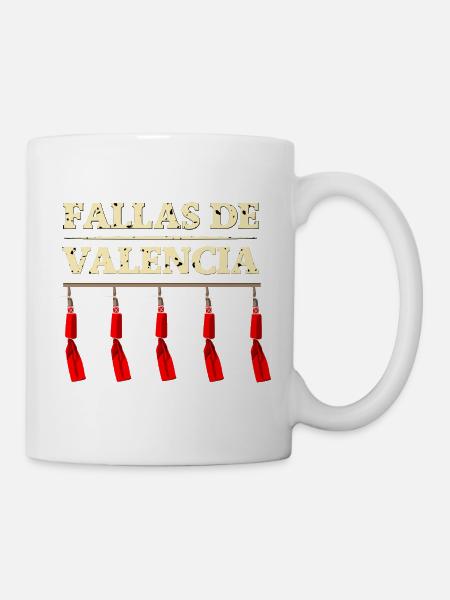 Fallas de Valencia Traca - Tasse - Weiß