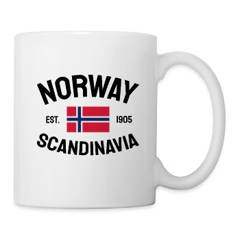 Norway - Norge - Norwegen - Scandinavia - 1905 - Tasse - Weiß - Rechts