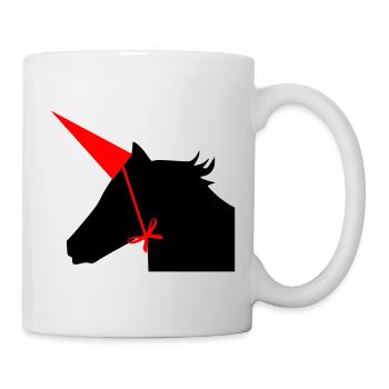 Unicorn hat - Mug - white - Right