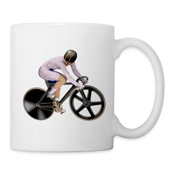 Radsport - Tasse - Weiß - Rechts