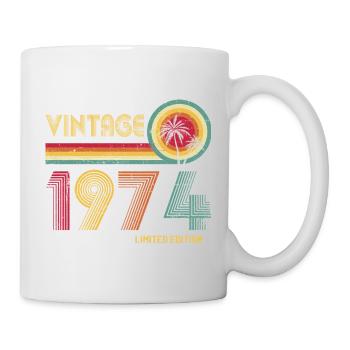Retro 70s Vibe Vintage Style Design - Mug - white - Right