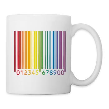 Gay Barcode - Mug - white - Right