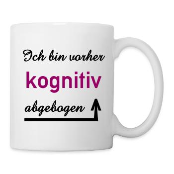 cognitif, parole, communication, interpersonnel - Mug blanc - blanc - Droite