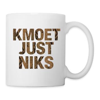 Kamoet just nothing, Dialecte anversois Chemises - Mug blanc - blanc - Droite