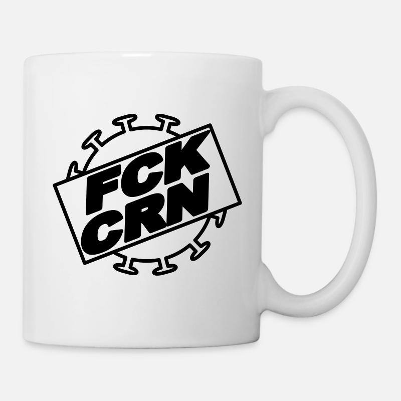 FCK_CRN_1 - Mug - white