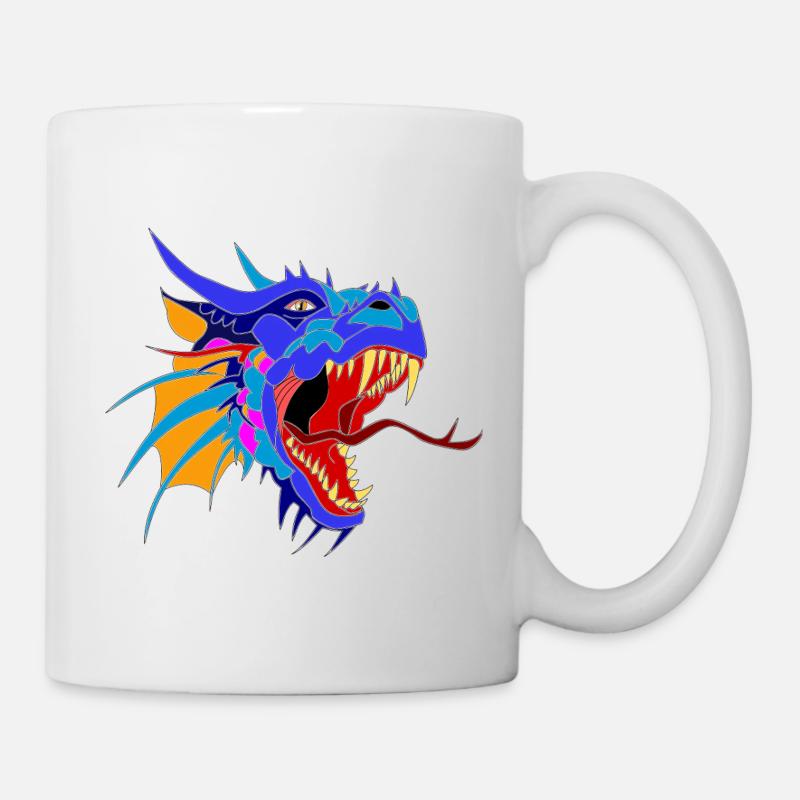 Dragon Head - Mug - white
