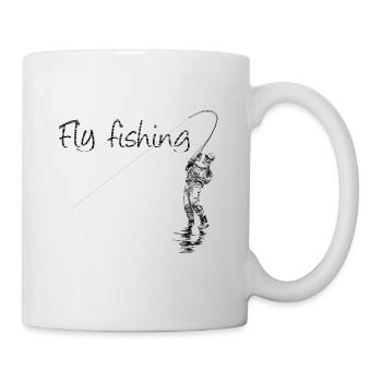 Fly fishing - Tasse - Weiß - Rechts