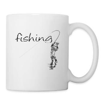 Fly fishing - Tasse - Weiß - Rechts
