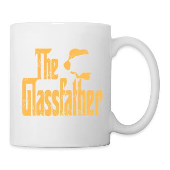 The Glassfather Funny Glazier Dad Humor - Mug - white - Right