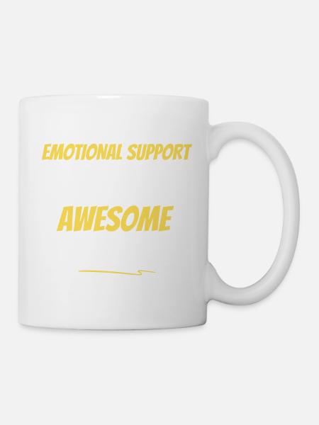 Emotionale Unterstützung Awesome Inside - Tasse - Weiß
