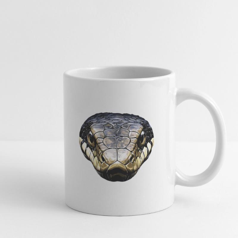 serpent, python, cobra, serpent à sonnettes, serpents Mug blanc