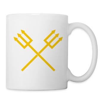 Dreizack - Tasse - Weiß - Rechts