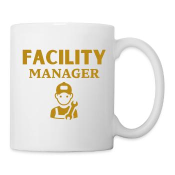 Facility Manager - Tasse - Weiß - Rechts