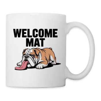 Welcome Mat Bulldog - Mug - white - Right
