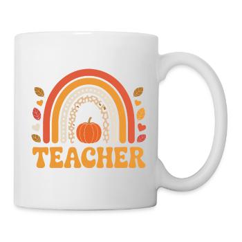 Teacher Autumn Gift - Mug - white - Right