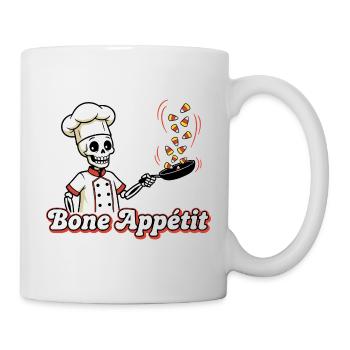 Skull Chef with Candy Snake Design - Mug - white - Right