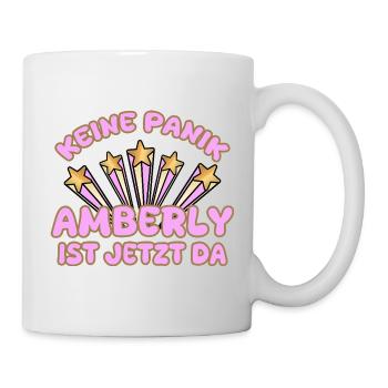 Amberly als Frauenname - Tasse - Weiß - Rechts
