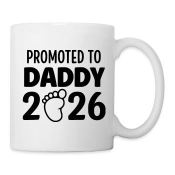 Promoted To Daddy 2026 - Mug - white - Right