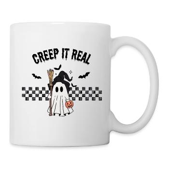 Cute Ghost Girl Halloween Design - Mug - white - Right