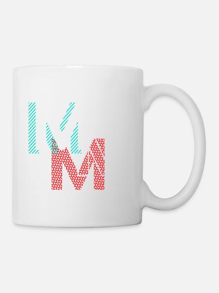 M Lettering Gifts - Mug - white
