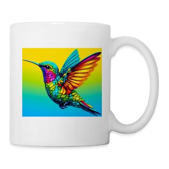 colibri - Mug blanc - blanc - Droite