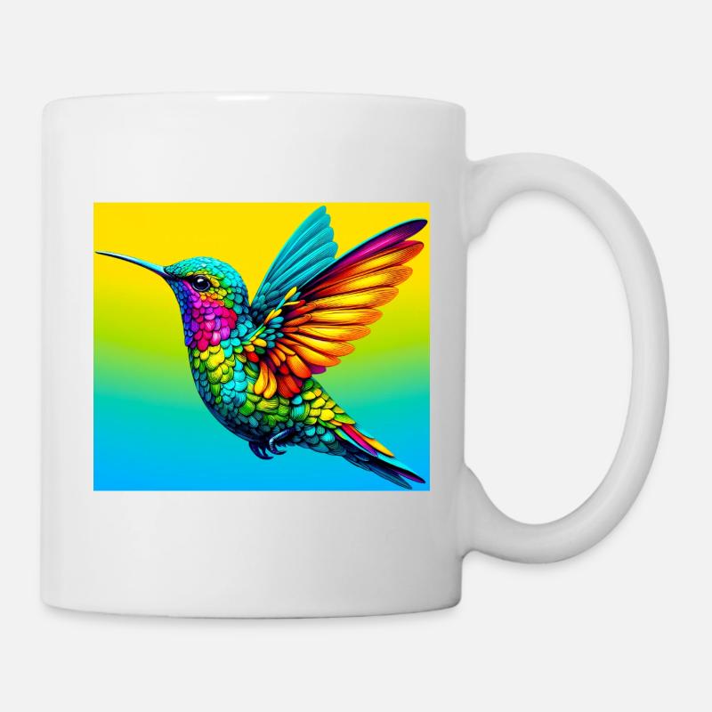 Kolibri - Tasse - Weiß
