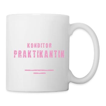 Konditor Praktikantin Danke Praktikum Konditorei - Tasse - Weiß - Rechts