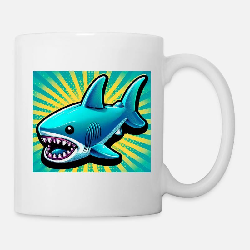 Hai - Tasse - Weiß