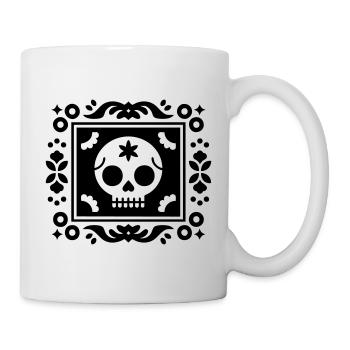 Day of the Dead Skull - Mug - white - Right