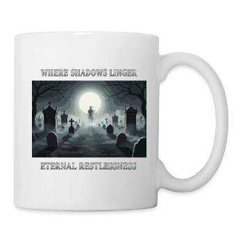 Eternal shadows in the cemetery - Mug - white - Right
