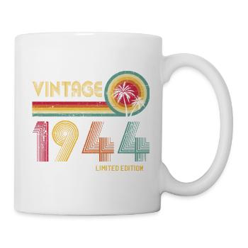 Vintage 1944 Sunset Rétro Tee - Mug blanc - blanc - Droite