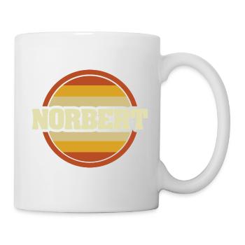 Prénom Norbert - Mug blanc - blanc - Droite