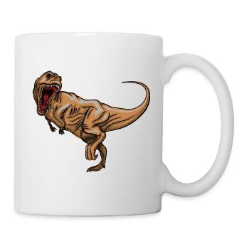 Rex Roaring Vintage Drawing - Mug - white - Right