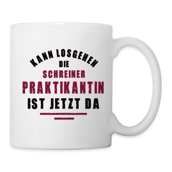 Intern Carpenter Internship Carpentry - Mug - white - Right