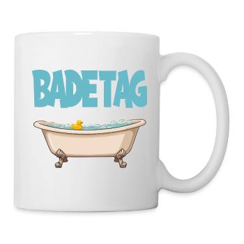 JOUR DE BAIGNADE Baignoire Rubber Duck Wellness - Mug blanc - blanc - Droite