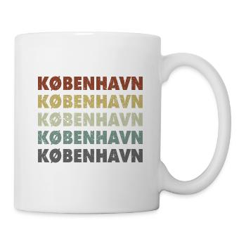Copenhague - Kobenhavn - Danemark - Dänemark - Mug blanc - blanc - Droite
