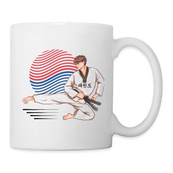 Taekwondo Korea Fighter – Martial Arts Style - Mug - white - Right