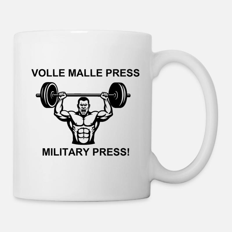 Weight training motivation - Mug - white
