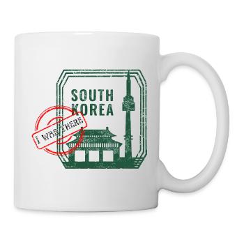 South Korea Souvenir – I Was There Design - Mug - white - Right