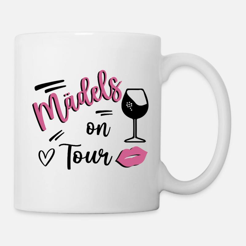 Junggeselllinnenabschied JGA Party Outfits - Tasse - Weiß